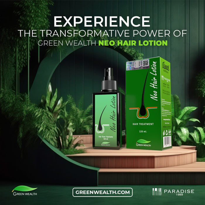 Experience the transformative power of Green Wealth Neo Hair Lotion